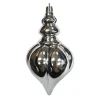 FINIAL 150MM/6″ SHINY SILVER RIBBED