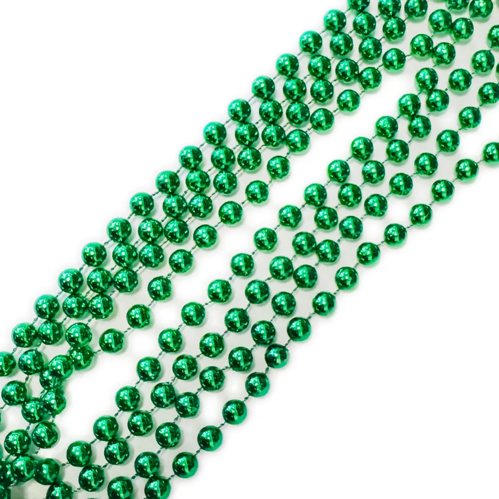 GARLAND BEAD 10MM 108″/ 9FT (2.7M) GREEN