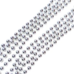 GARLAND BEAD 10MM 108″/9FT (2.7M) SILVER