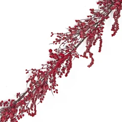 GARLAND BERRY 60″ RED MIXED BERRY FROSTED