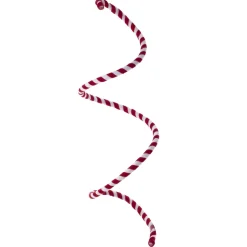 GARLAND CANDY CANE 50″ VELVET RED/WHITE