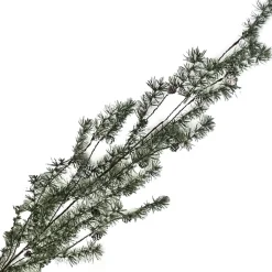GARLAND PINE 47″ FROSTED HANGING BRANCHES W/ MINI PINE CONES