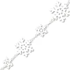 GARLAND SNOWFLAKE 67″ 170CM W/ WHITE GLTR
