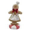 GINGERBREAD GIRL BAKER STANDING 14.2″ W/ RIBBON