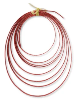 GLITTER RIBBON 15 FT. RED