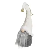 GNOME STANDING WOOL 8.5″ GRAY W/ IVORY HAT