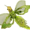 HUMMING BIRD GREEN CHARTRUSE 8″ W/GLITTER & CLIP
