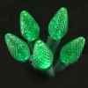 LIGHT LED O/D C7 FACETED 25L P/GREEN