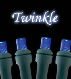 LIGHT LED O/D CONICAL 70L BLUE TWINKLE