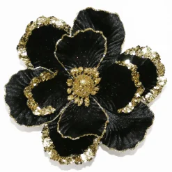MAGNOLIA HEAD BLACK /GOLD 8.5″ GLTR W/ CLIP