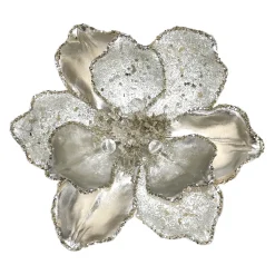 MAGNOLIA HEAD PLATINUM 8″ METALLIC W/ ICE & GLTR. W/ CLIP