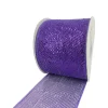 MESH RIBBON 4″ X 25 YDS PURPLE FULL SPARKLE