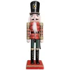 NUTCRACKER WOODEN STANDING 12″ PAINTED TARTON