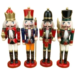 NUTCRACKER WOODEN STANDING 12″ RED/BLUE/MULTI 4 ASSTD.