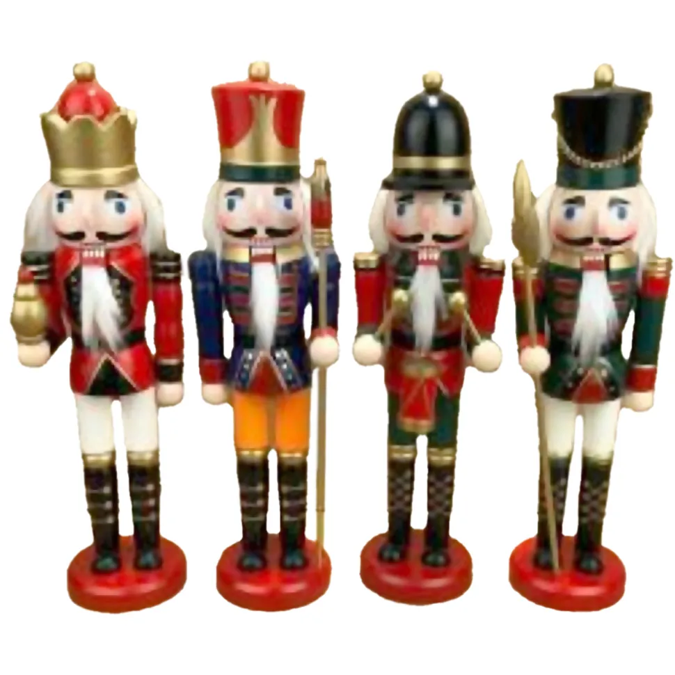 NUTCRACKER WOODEN STANDING 12″ RED/BLUE/MULTI 4 ASSTD.