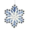 ORN BLUE / NAVY SNOWFLAKE 5″