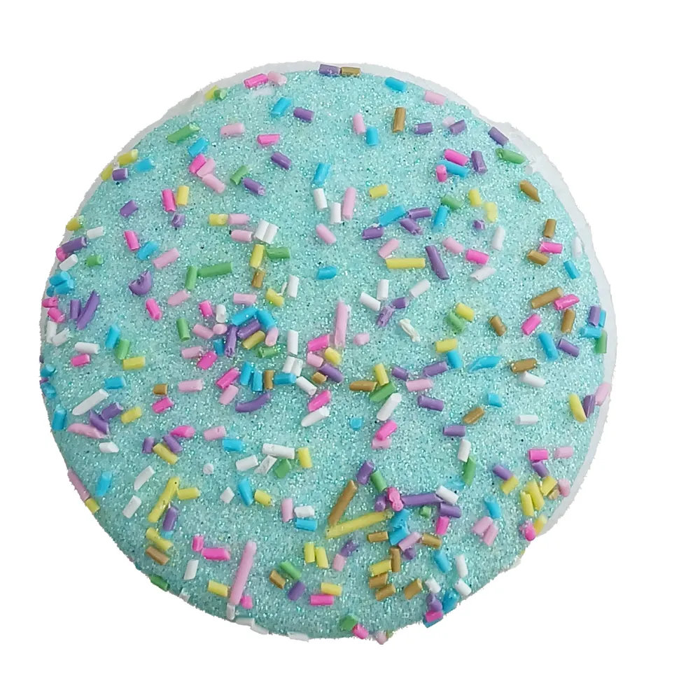 ORN CANDY SPRINKLE MACAROON 3.5″ BLUE