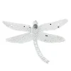 ORN CLEAR FROST DRAGONFLY 4.5″ W/ GLTR