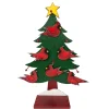 ORN DSP WOODEN CARDINAL RED 3.3″ W/ DISPLAY 6/S