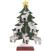 ORN DSP WOODEN MOOSE 5.25″ BIRCH 6 ASST.