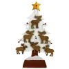 ORN DSP WOODEN MOOSE FUR 4.5″ W/TREE DISPLAY 6 ASSTD.