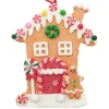 ORN GINGERBREAD HOUSE RESIN 4″X5″