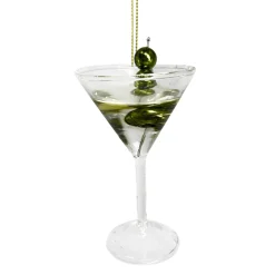 ORN GLASS MARTINI 4.5″ CHARTREUSE