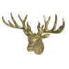 ORN GOLD DEER 13″X16″ ANTIQUE FINISH