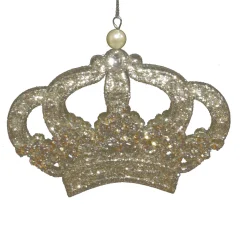 ORN GOLD /SILVER CROWN 4.5″ W/ JEWEL