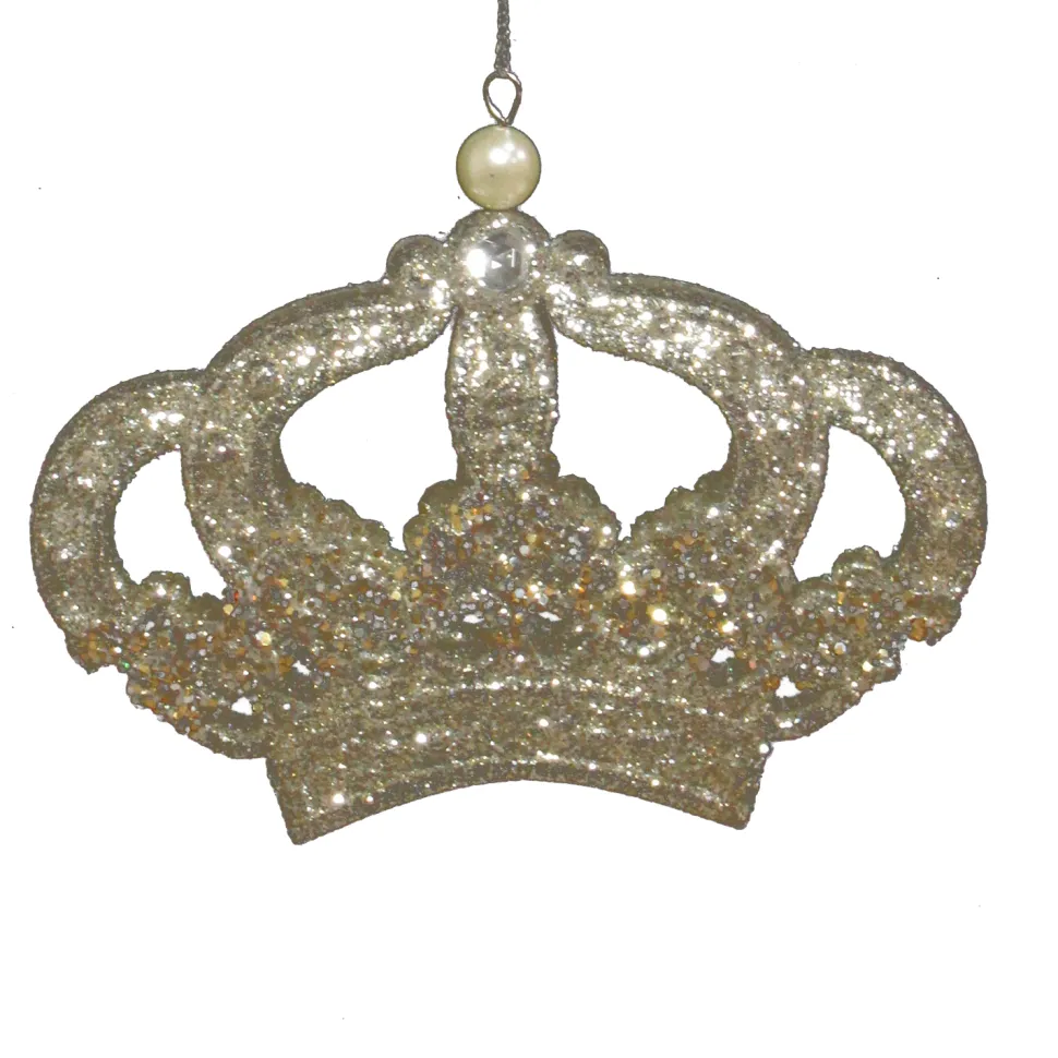 ORN GOLD /SILVER CROWN 4.5″ W/ JEWEL