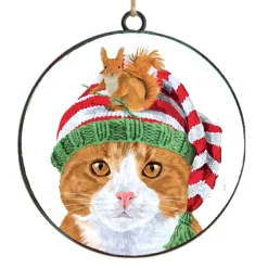 ORN METAL DISC 4″ CAT