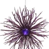 ORN PURPLE FIREWORK 7.5″ W/GLTR & JEWEL