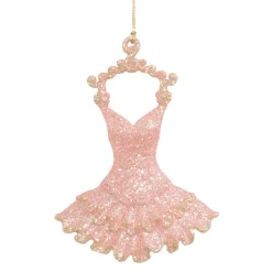 ORN ROSE GOLD BALLERINA DRESS 5″ W/ 2-TONE GLTR.