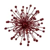 ORN STAR BURST 10″ W/ RED GLTR