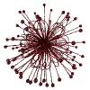 ORN STAR BURST 16″ W/ RED GLTR