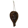 ORN WINTER WOODEN SNOWSHOE 5″ NATURAL