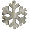 ORN WOODEN SNOWFLAKE 8″ BIRCH LOOK NATURAL COLOR