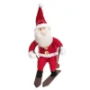 ORN WOOL SKING SANTA 6.5″H