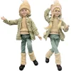 POSABLE BOY/GIRL 19″ BEIGE/MINT GREEN 2 ASSTD.