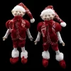 POSABLE ELF 10″ BOY/ GIRL RED/ WHITE OUTFIT 2 ASST.