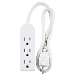 POWER BAR 3 OUTLET 125V/1625W/13A 2FT CORD
