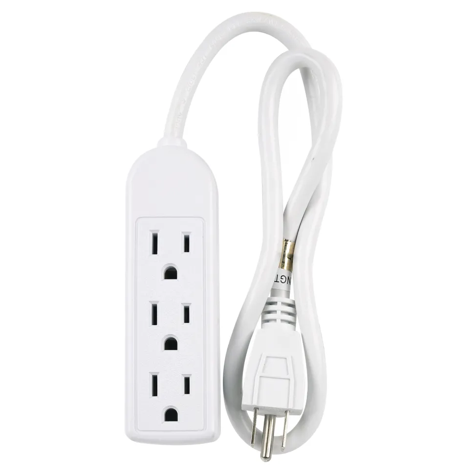 POWER BAR 3 OUTLET 125V/1625W/13A 2FT CORD