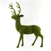 REINDEER STANDING 35″x50.5″ MOSS GREEN