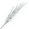 SPRAY BERRIES ON TWIGS 50″ WHITE BERRY