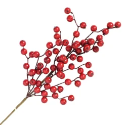 SPRAY BERRY 20″ RED LARGE BERRY