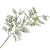 SPRAY BOXWOOD 28.5″ GREEN SNOW/ GLITTER