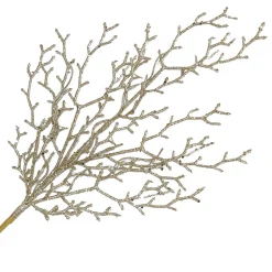 SPRAY CORAL 26.5″ CHAMPAGNE GLITTER