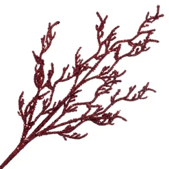 SPRAY CORAL HEAVY 30″ RED GLITTER