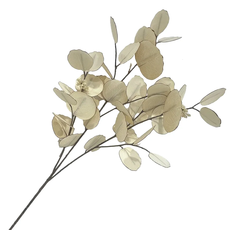 SPRAY EUCALYPTUS 32″ CREAM