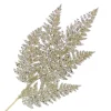 SPRAY FERN LEAVES 24″ CHAMPAGNE GLITTER